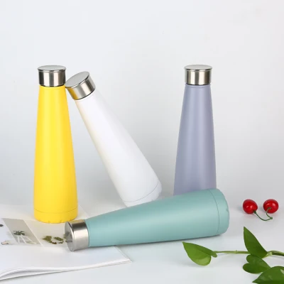 500ml Stainless Steel Outdoor Water Bottle Sports Mug Vacuum Flask